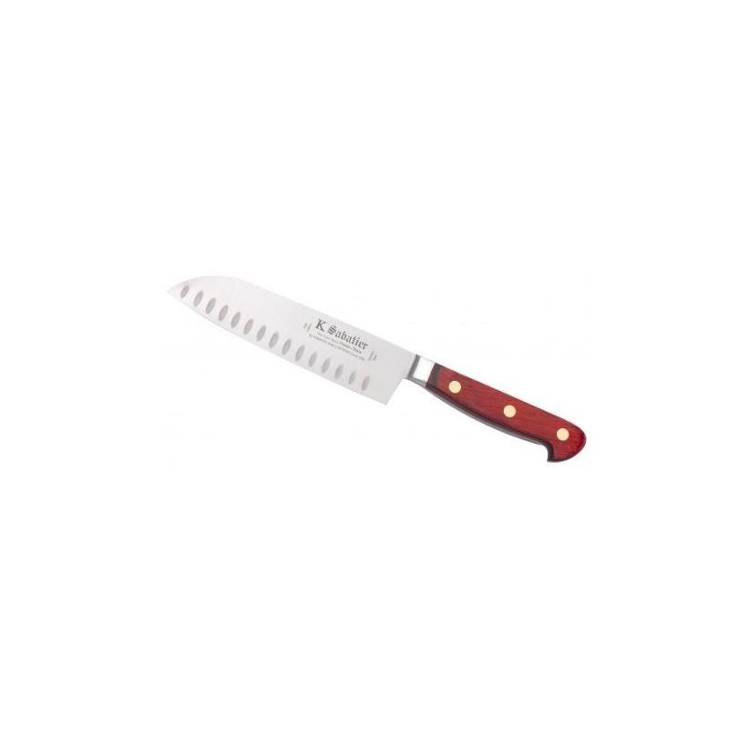 Cutit de gatit oriental, lungime 17cm, cu buzunare de aer, Sabatier Elegance.